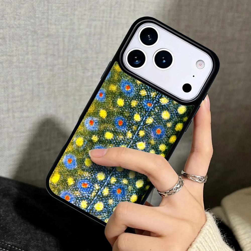 Capa Case for iPhone 17 Air 16 Pro Max 15 Plus 11 13 Mini 14 12 Back Phone Cover Trout Fish Fishing soft