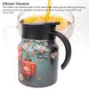 Vintage Teekanne 1000ml 316 Edelstahl Thermische Heißkaffeekanne Isolierte Teekanne mit Deckel für Zuhause Küche Büro
