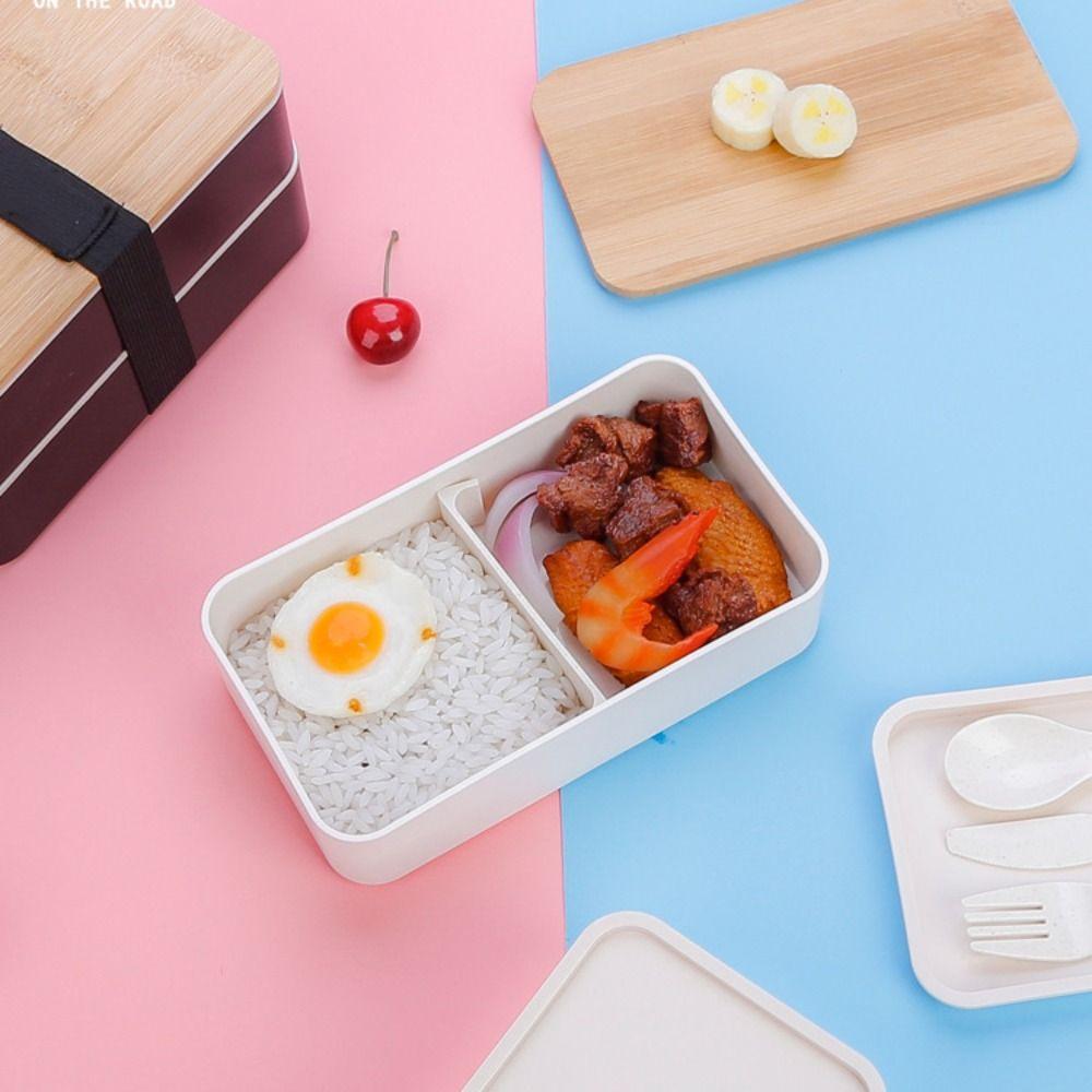 1550ml Lunch  Containers Stackable Salad Box Multifunctional Japanese-style Lunch Boxes  Student