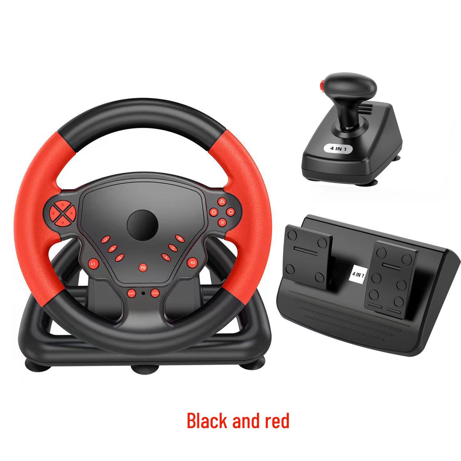 

Racing Simulator Steering Wheel with Pedal Vibration for PS3/PS4, PC & Android