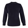 Women's Oversized Knit Sweater, Comfortable Top, Cute Thick Round Neck Plus Size Pullover Long Sleeve Clothing
