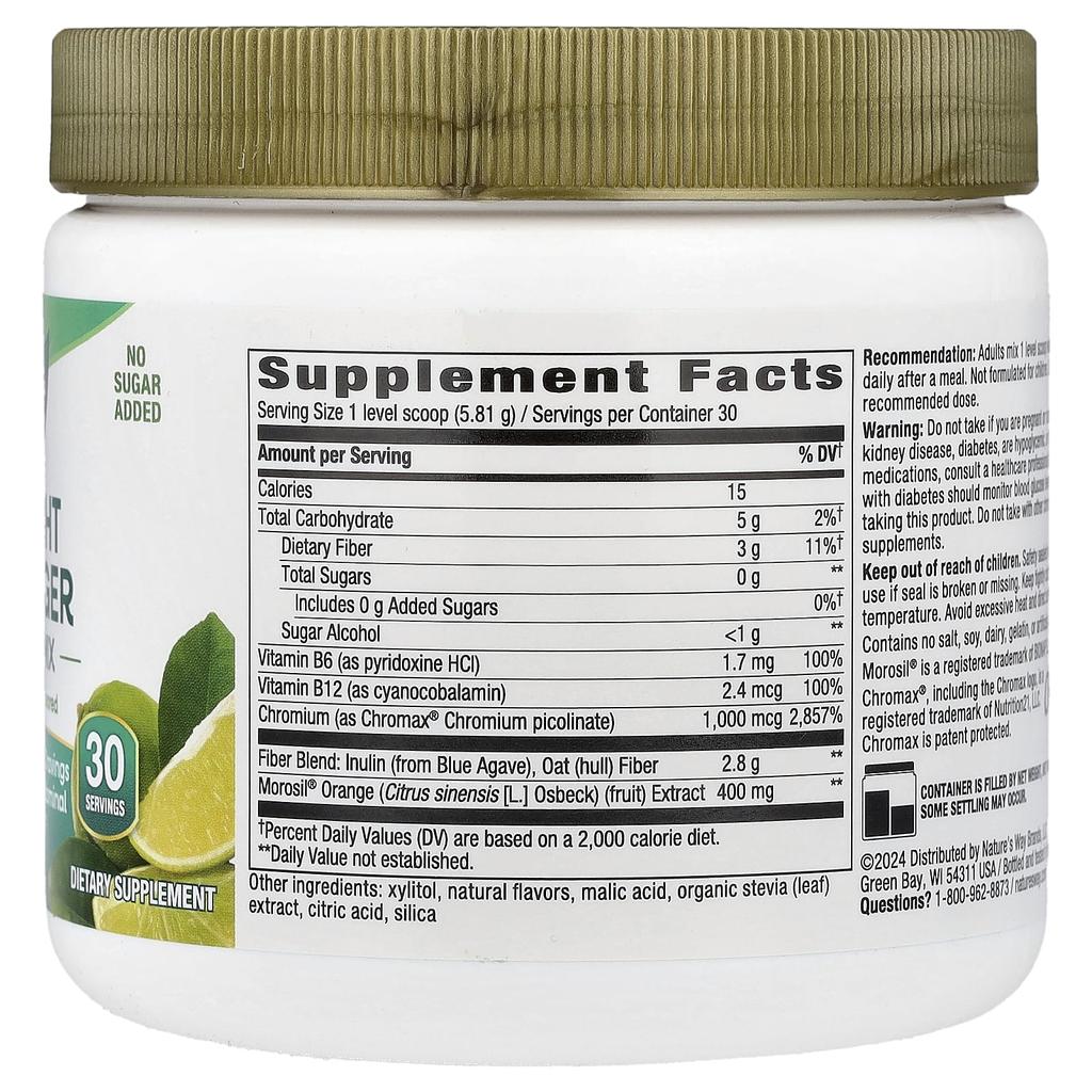 Nature'S Way, Weight Manager Drink Mix, Zesty Citrus, 174.3G(6Oz)