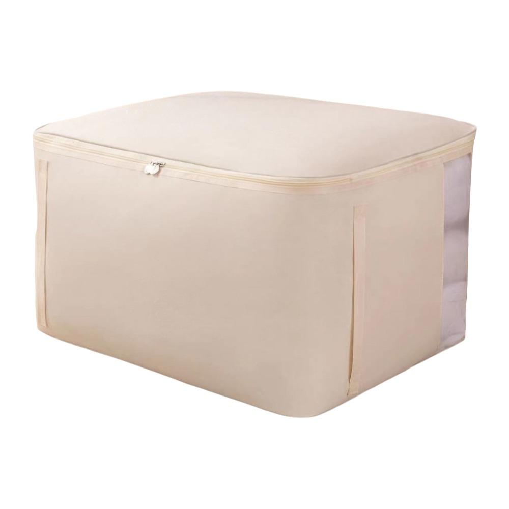 Handheld Cotton Quilt Storage Bag Oxford Cloth Clothes Moving Bag Wardrobe S бежевый