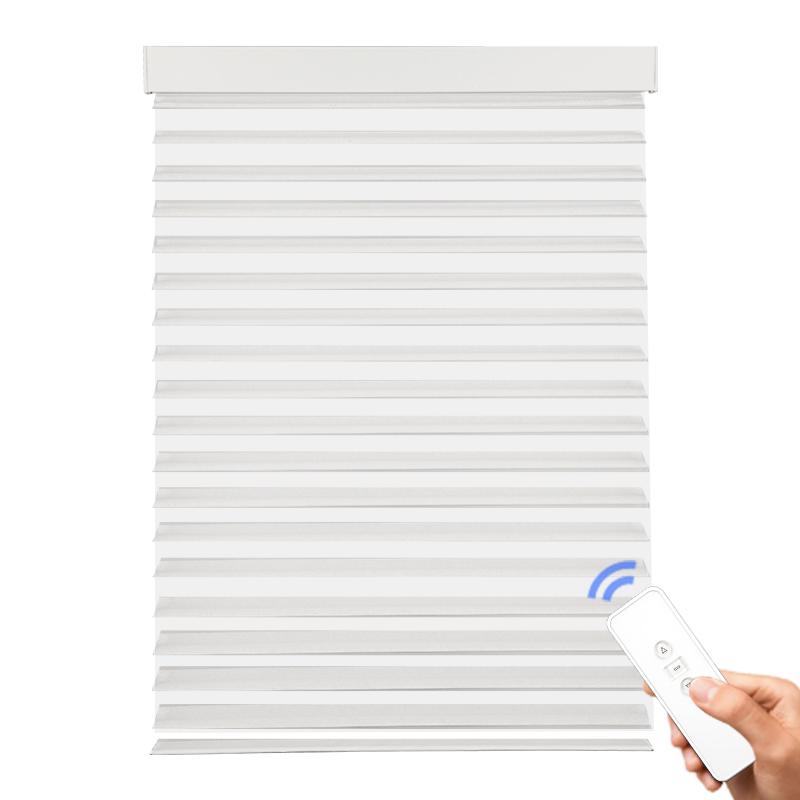 Wholesale Triple Shade in China Office Hotel Manual Window Triple Shade Shangri-la Blind Motorized Roman Blinds белый