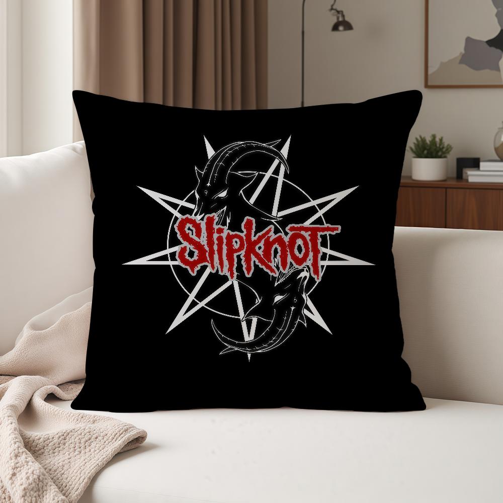 S-Slipknot Heavy Mental Music Pillow Case Suitable For Bedrooms Living Rooms Cars Home Decoration