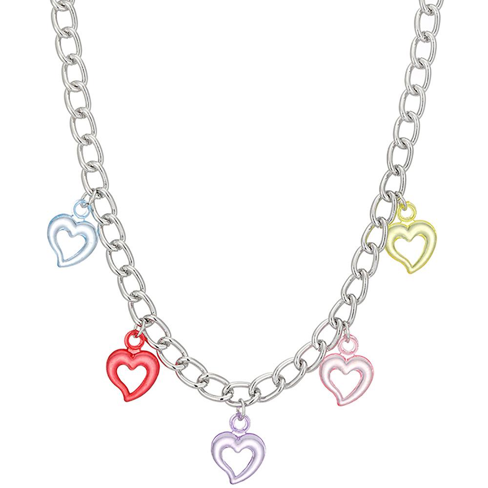 

Womens Unique Heart Necklace With Elegant Hollow Pattern And Fashion Forward Geometric Style XH0746