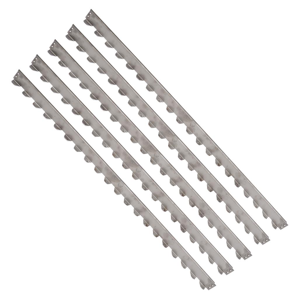 10Pcs Garden Edging Border 201 Stainless Steel Landscape Edging Kit for Flower Grass Yard