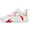 Anta Kongyu 3 Men Low Top Basketball Shoes White Red 112211608-4