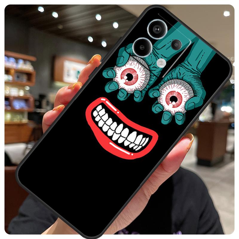 Monster-Auge Handtasche für Xiaomi Redmi Note 12 9 10 11 13 14 15 Pro Plus Hülle für Redmi 13C 12C 10C 14C 15 C
