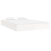 VidaXL Bed Frames White Solid Wood 150x200 Cm Extra Large 820038