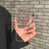 For Xiaomi 17 Ultra Case Simple Clear PC Red Camera Frame Anti-fall Protection Phone Cover For Xiaomi Mi 17Ultra 5G Shell Bumper
