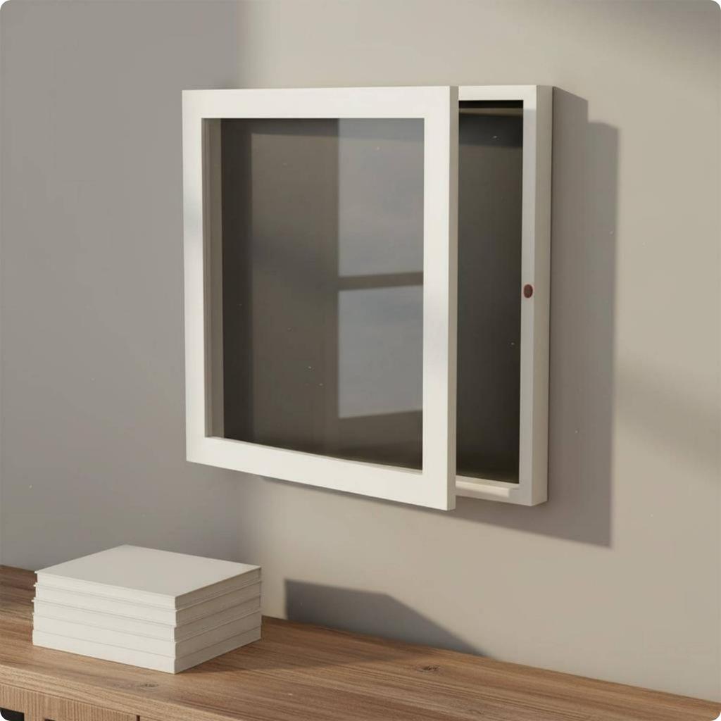 Sports Jersey Frame Flip Cover Adhesive Jersey Display Case Shadow Box Easy To Assemble