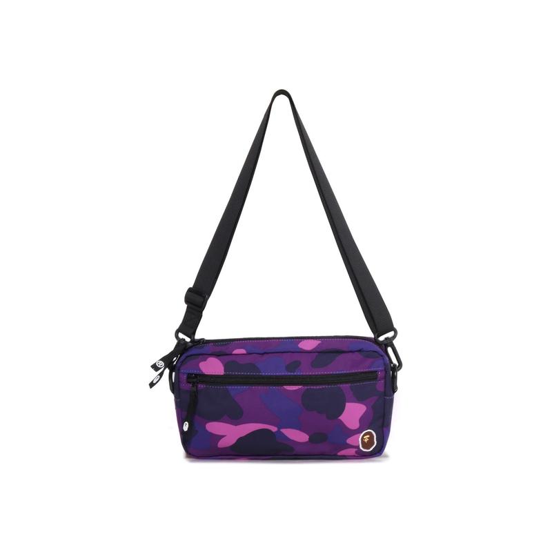 A Bathing Ape Camouflage Pattern Adjustable Shoulder Strap Fabric Crossbody Bag Men bags Multicolor 0ZXBGM001901P