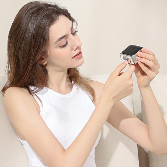 2-In-1 Electric Nail Clipper Automatic Kids Adults Seniors Nail Trimmer with LED Light Baby Manicure Grinding File Fingernail Cutter Polisher