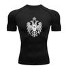 Men's Compression Athletic T-Shirt, Double Headed Eagle Hera