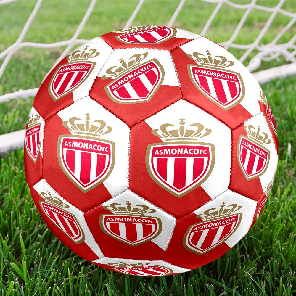 Monaco Football club Printed Size 5 Soccer Balls, High-Quality, Anti-Slip, Protective Football, A Unique Gift , Birthdays, Christmas Gifts