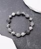 Polalita Gray Cut & Marble Stone Mix Bracelet (Plt-Br-098_Gr)