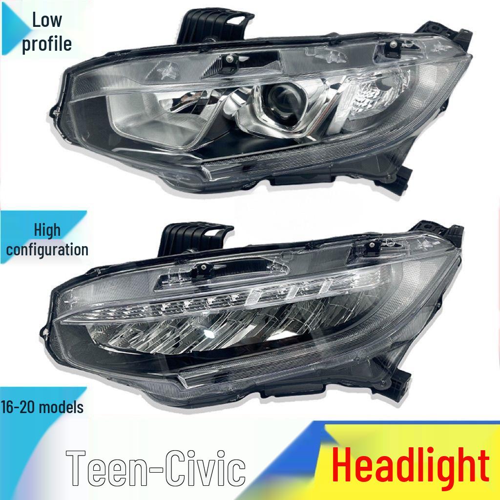 Fits 16-20 Honda Civic (10th Gen) LED Headlight Assembly.