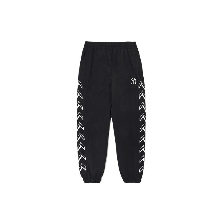 

New MLB Knitted Sports Pants Unisex Black 3AWPS0121-50BKS XS