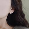 Sterling Micro Pave Pendant Earrings Women Lucky Red Green White Gourd Design New Chinese Style Minimalist Luxury
