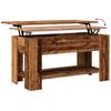 Vidaxl Stolik Kawowy Stare Drewno 101X49X52 Cm Drewno Klejone