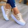 Fashion Women Flat  2025 New Fashion High Quality Casual Shoes Comfortable Outdoor Sports Platform Plus Size Round Head Shoes