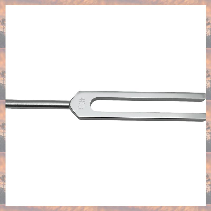 2025 Trend Aluminum Alloy Tuning Fork Tuning Fork Musical Instrument 440Hz With Hammer For Nervous System Testing Sound Healing