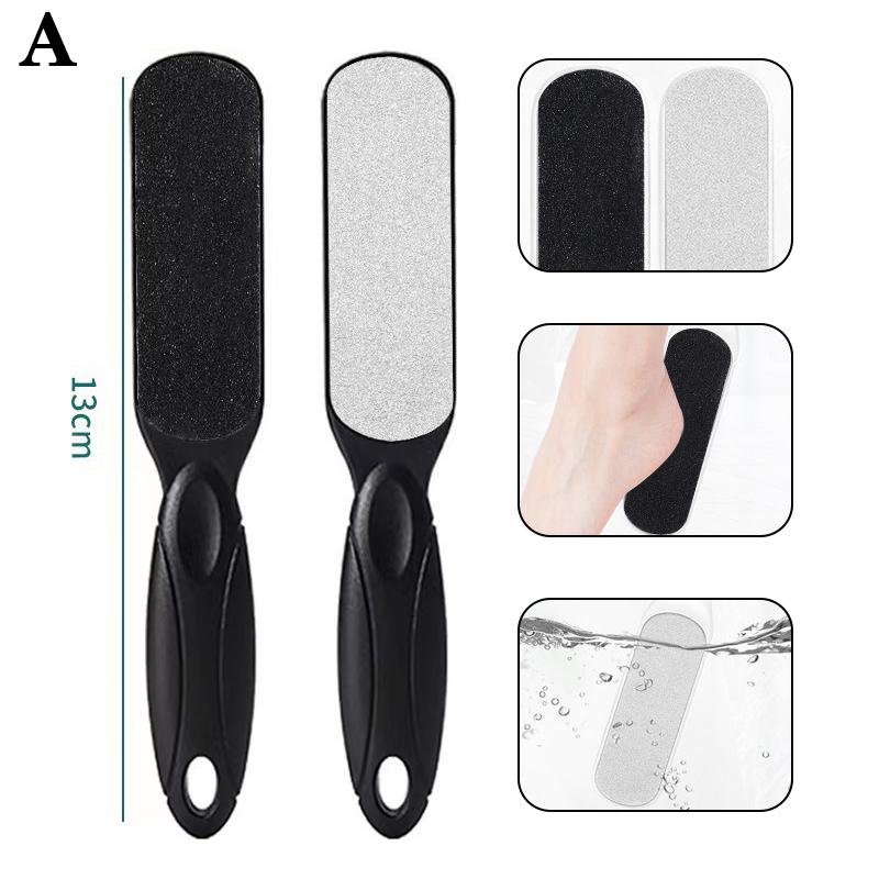 Pedicure Tools Heel Scratcher Files Artifact Exfoliating Calluses Brush Stainless Steel Foot Sharpening Double-sided Pedicura