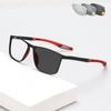 Retro Flexible TR90 Sports Myopia Glasses Photochromic UV400 Eyewear Color Changing Smart Outdoor Near Sight To -4.0
