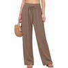Women's High-Waist Wide Leg Sweatpants with Drawstring Loose Fit Casual Pants