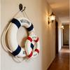 1 Stück Roter Blauer Rettungsring Dekor - 5,5'' Nautischer Stil Statue | Haus Zimmer Schreibtisch Szene Ornament