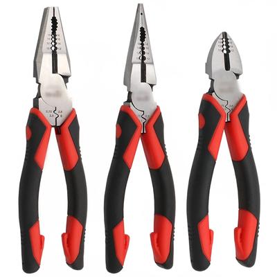 Multifunctional Wire Stripper Crimping Pliers Long Nose Diagonal Cutting Pliers Professional Electrician Hand Tools