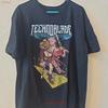 Technoblad So Long Nerds Mens Xl Size T Shirt Vintage Washed Graphic Designer Clothes Top For Everyday Wear Casual Slightly