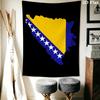 Bosnia and Herzegovina Wall Tapestry Aesthetic Wall Hanging Printed Fabric Blanket Decorative Tapestries for Bedroom Living Room Home Decor