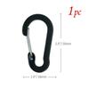 1/6/12pcs Aluminum Carabiner Clip Keychain Carabiners Lock Buckle Snap Outdoor Multi Tool Backpack Camping Hiking Fishing Hook