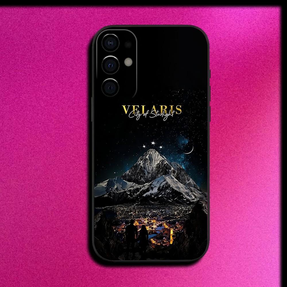 

Velaris A Court of Mist and Fury Phone Case For Samsung S25,S24,S21,S22,S23,S30,Ultra,S20,Plus,Fe,Lite,Note,10,9,5G Black Cover Samsung S235G