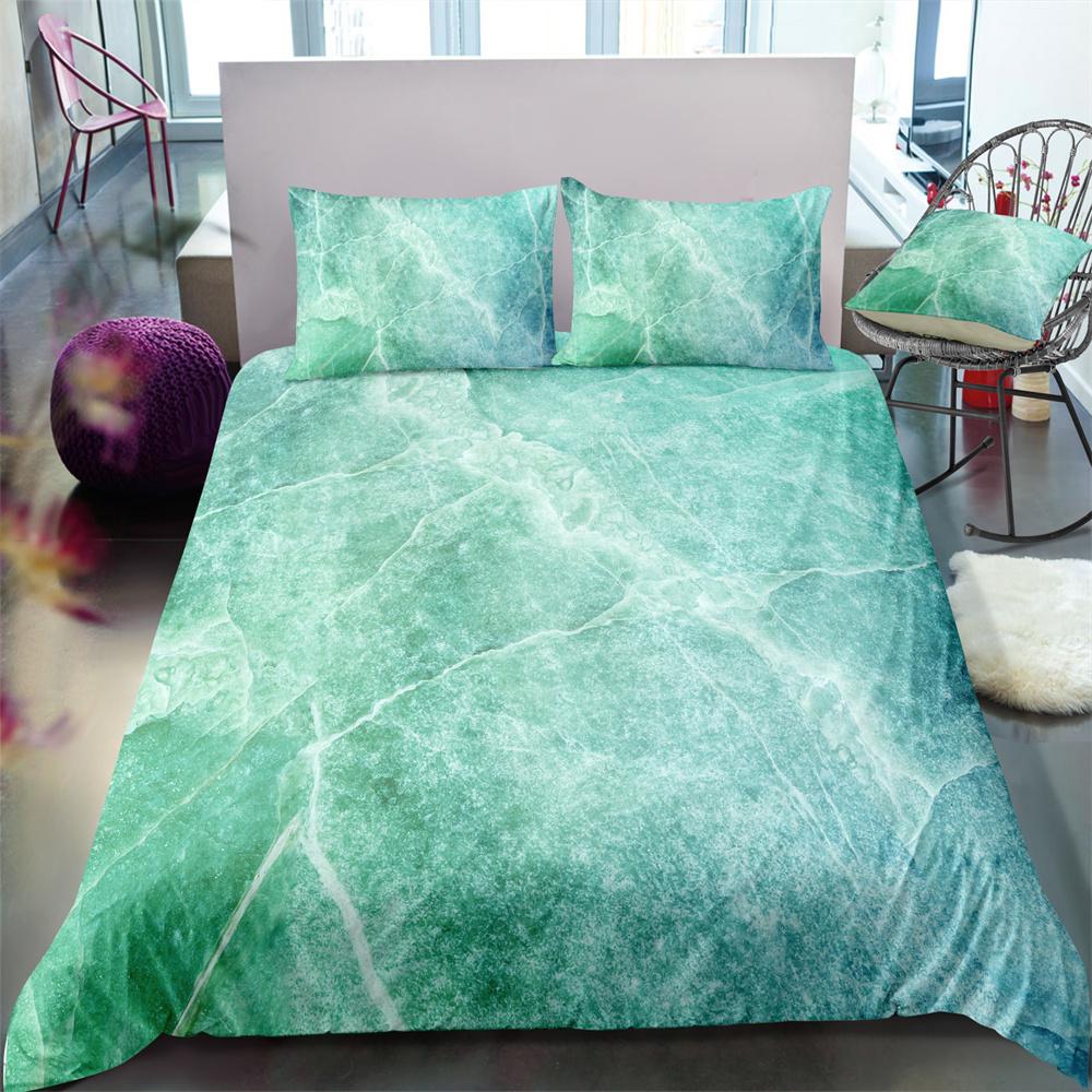 2023 New Style 3D Bedding Set Marble Printing Home Bed Clothes Children Woman Decorative Pattern King Size Comforter Cover Suit Microfiber