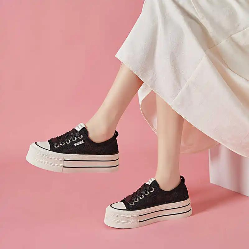Height Up Platforme Design Sneakers Woven Loafers Ladies Different Women's Shoes Sports Brands Lofers Footwear Health