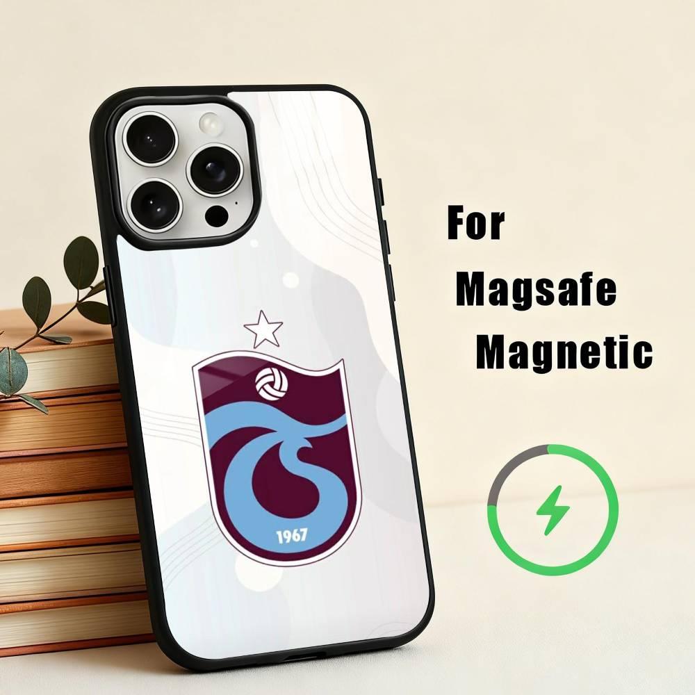 T-Turkey T-T-TrabzonsporS Phone Case For iPhone17,16,15,14,13,12,11 Plus,For Magnetic Wireless Charge Cover