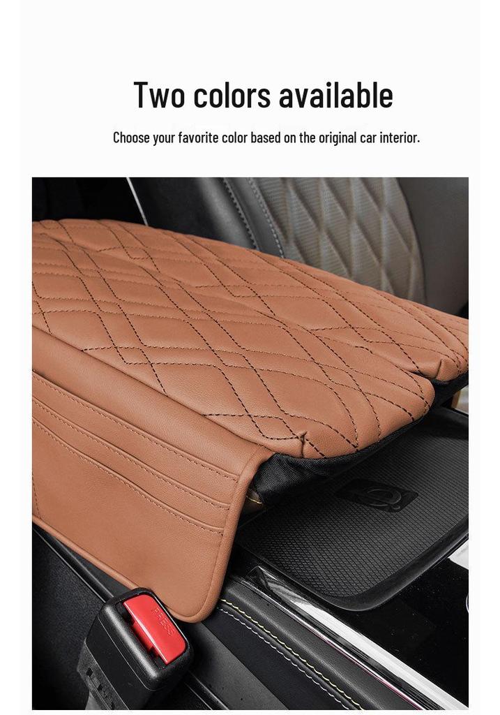 BYD Tang DMI/EV Armrest Box Heightening Pad & Protective Cover for Car Interior.