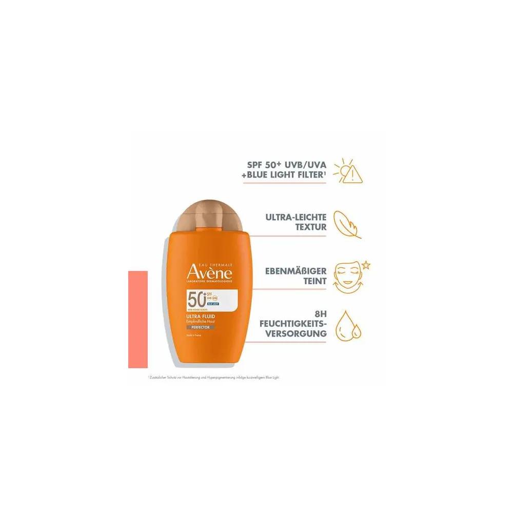 Avene Sun Fluid Ultra Fluid Perfector SPF50+, 50ml