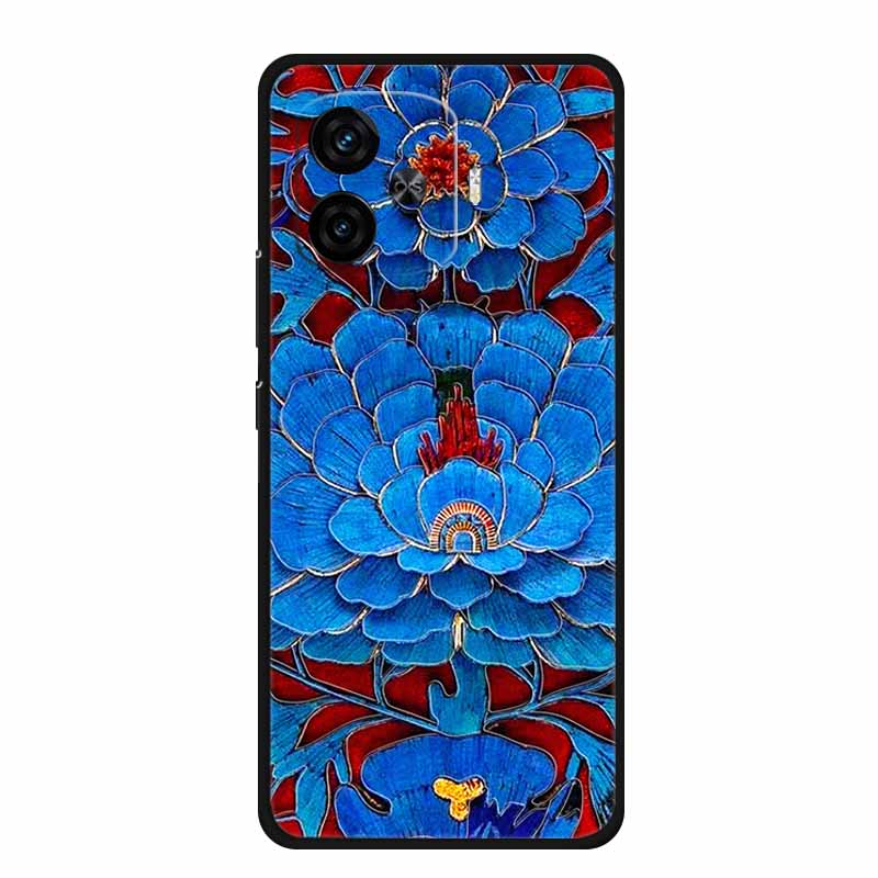 3D Emboss Case For Vivo iQOO Neo 10R Phone Case Relief Flower Silicone Soft Coque For Vivo iQOO Neo 10R 10 R Back Cover Case Bag