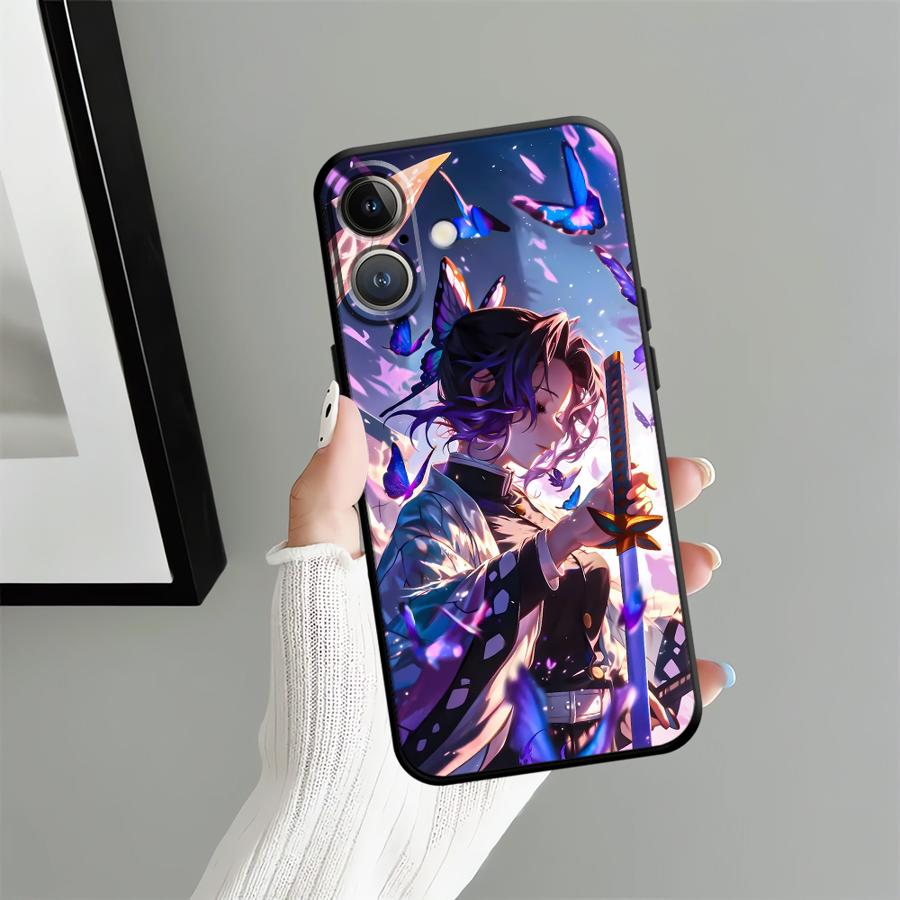 Demons Anime Slayer Case for iPhone 12 X XS XR 17 16 Pro Max 11 SE 17Air 14 7 8 13 Mini 15 Plus Soft Back Phone Cover
