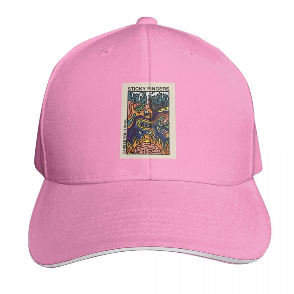 Sticky Fingers Caress Your Soul Baseball Cap Cute Mountaineering GentleUnisex Hat Fashionable Women Beach Fashion Unisexs