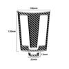 For Porsche 718 982 16-22 Carbon Fiber Variable Speed Adjustment Panel Trim Cover Car Interiors Accessories Decoration Sticker