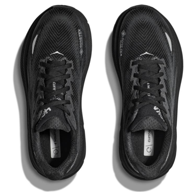 HOKA Clifton 9 GORE-TEX Triple Black 2023 Women Sneakers 1141490-BBLC