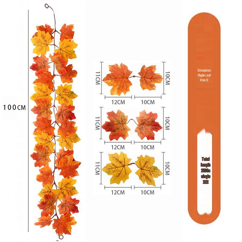Skladem Podzimní a Halloweenská dekorace z javorových listů pro Vánoce a Den díkůvzdání