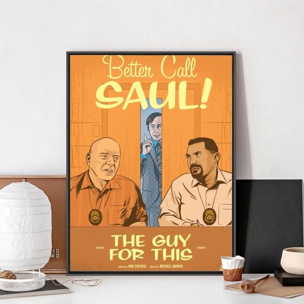 Classic Movie Better Call Saul Poster No Framed Poster Kraft Club Bar Paper Vintage Wall Art Painting Bedroom Study Stickers
