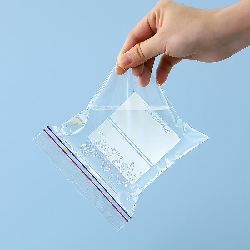 2882 Sealed Bag Fresh Food Self-Sealing Household Plastic Packaging Bag Thickened Refrigerator Storage Freezing Packaging Bag