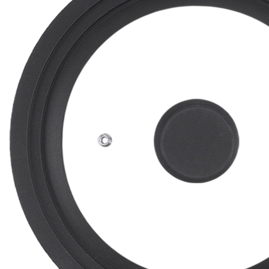 Glass Top Cover Cookware Parts Kitchen Acceesories Cover Lids Silicone Rim Universal Lid Pot Lid for Frying Pan Skillets Wok